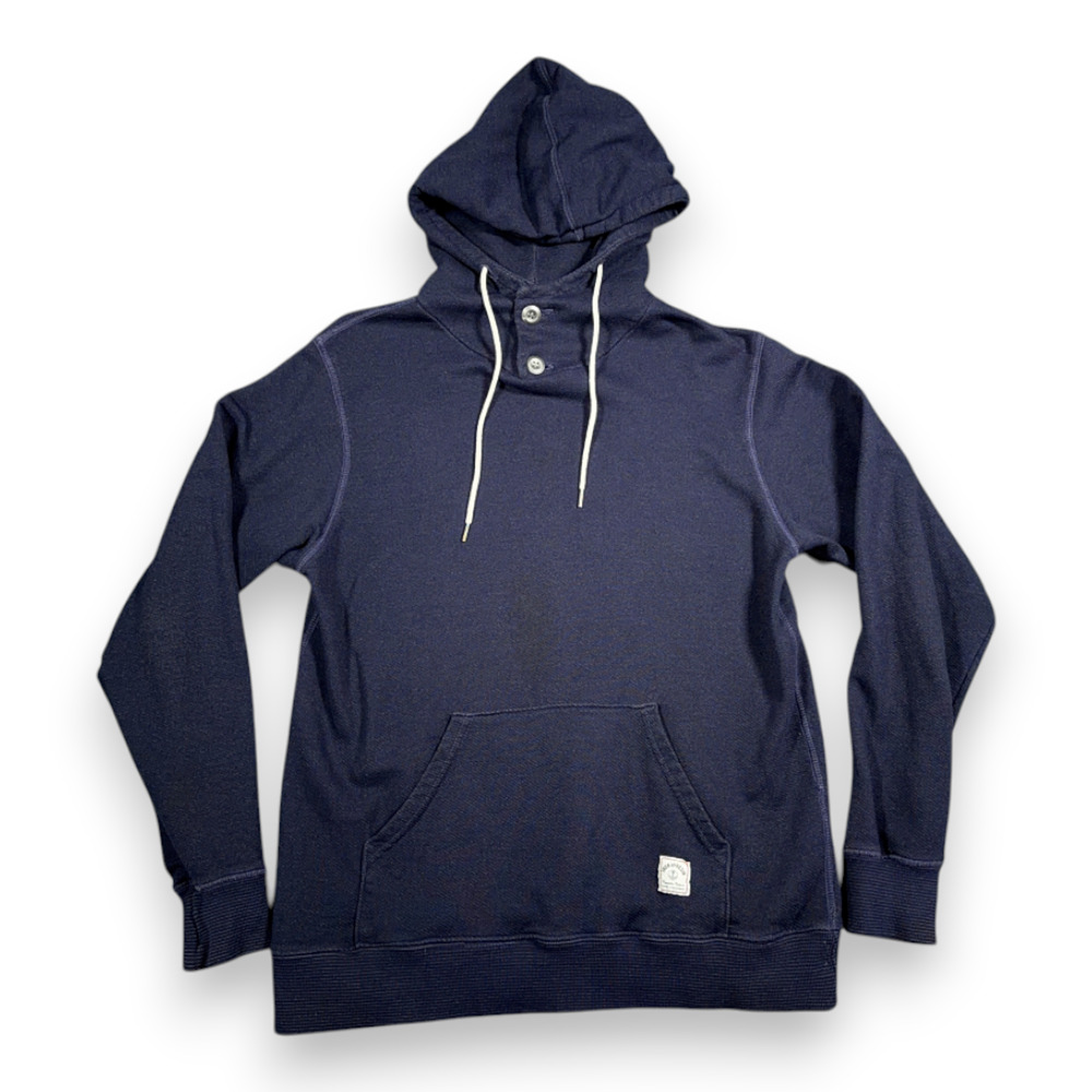 Iron And Resin Sweater Adult MEDIUM Blue Sweatshirt Hoodie Pullover USA